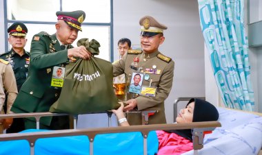 องคมนตรี ลงพื้นที่เยี่ยมให้กำลังใจผู้ได้รับผลกระทบจากสถานการณ์ความรุนแรงในพื้นที่จังหวัดนราธิวาส