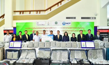 กรมศุลกากรส่งมอบช่อดอกกัญชาภายใต้การปฏิบัติงานระหว่างกรมศุลกากรและหน่วยงานบังคับใช้กฎหมายของสหราชอาณาจักร