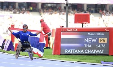 "ชัยวัฒน์ รัตนะ" เจ้าของเหรียญทอง 100 เมตร ศึกพาราลิมปิกเกมส์ 2024 คว้านักกีฬาคนพิการชายยอดเยี่ยม