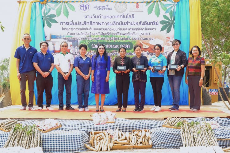 "อุบลไบโอ" จับมือรัฐ ชูเทคโนโลยี "ขุด ขาย ปลูก" หนุนเกษตรกรทำไร่มันอินทรีย์