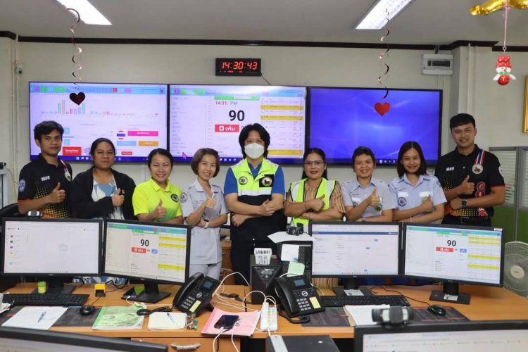 “ชิตพล”รองนายกอบจ.ศรีสะเกษกำชับจนท.ศูนย์ 1669บริการปชช.ฉุกเฉินรวดเร็วฉับพลัน