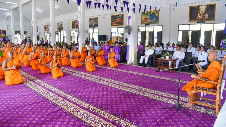 ชลบุรีบรรพชาสามเณรภาคฤดูร้อน เฉลิมพระเกียรติ กรมสมเด็จพระเทพรัตนราชสุดาฯ