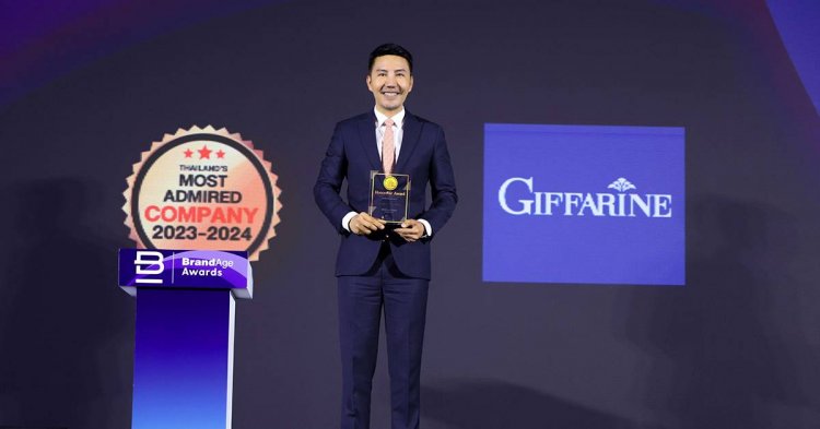 "กิฟฟารีน" คว้ารางวัล Thailand’s Most Admired Company 2024-2025