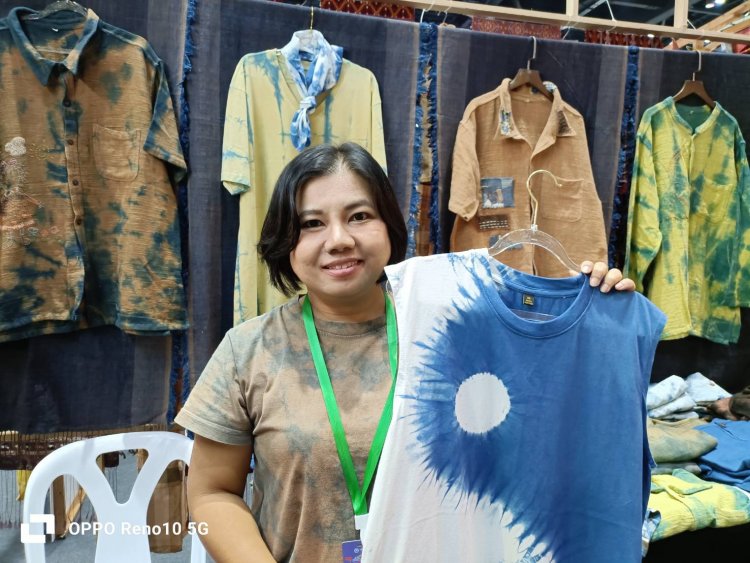 “แบรนด์ลักษณ์พิน” รับกระแสแฟชั่นรักษ์โลก ฝีมือโอทอป 5 ดาวชาวบ้านโพนทอง