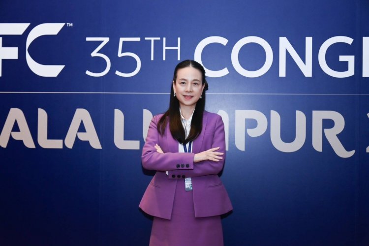 "มาดามแป้ง" ร่วมประชุม AFC Congress แสดงความเสียใจไทย-เมียนมา แผ่นดินไหว