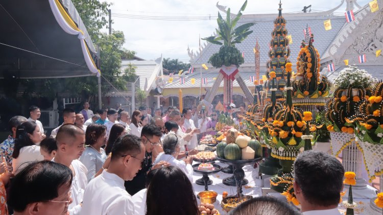 จังหวัดน่าน จัดพิธีแก้มเลี้ยงอารักษ์พระนครน่าน ณ ศาลหลักเมือง เพื่อความเป็นสิริมงคลแก่บ้านเมือง และประชาชน