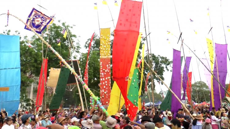 วัฒนธรรมประเพณีพื้นบ้าน งานยกธงเลิกงานสงกรานต์พิจิตร