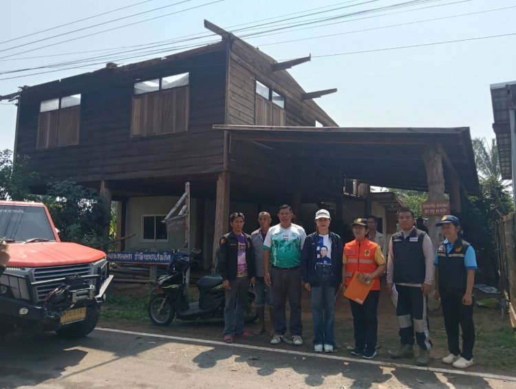 เร่งช่วยเหลือเหยื่อพายุฤดูร้อนถล่ม 2 อำเภออำนาเจริญบ้านเรือนพังเสียหาย 139 หลัง