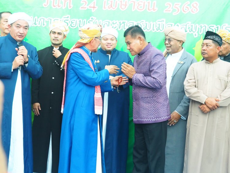 งานเมาลิดกลางจังหวัดสมุทรปราการ ชาวมุสลิมร่วมงานจำนวนมาก