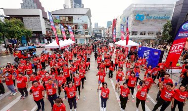 สร้างประวัติศาสตร์ "เต้นเพื่อสุขภาพ"แนวใหม่“MuayThai FIT Dance Live by CCC ”ใจกลางสยามสแควร์