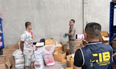 บุกค้น 5 โกดัง ยึดเครื่องเครื่องสำอาง-น้ำหอมปลอมแบรนด์ดังเตรียมส่งขายไทย