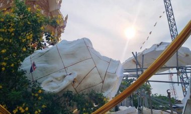 พายุฤดูร้อนกระหน่ำละหานทรายพัดแบบหล่อหลวงปู่สุขเกจิดังอีสานใต้พังถล่ม