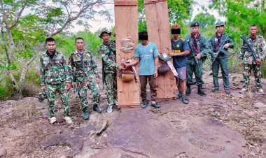 จนท.เขตรักษาพันธุ์สัตว์ป่าพนมดงรักสนธิกำลังจับ2ผู้ต้องหากัมพูชาลักลอบตัดไม้ห่วงห้าม