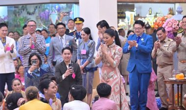 สมเด็จพระเจ้าลูกเธอ เจ้าฟ้าสิริวัณณวรีฯ เสด็จทอดพระเนตร ชมภูมิปัญญาผ้าไทย