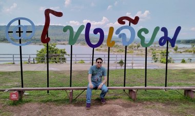 ผ่าสายฝน !!! เที่ยวอุบลไหว้พระวัดภูพร้าว ชมพุทธศิลป์ล้ำค่า นั่งมองวิวสองฝั่งริมโขง