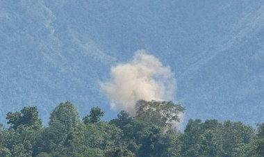 กองทัพกะเหรี่ยง โจมตีฐานสุดท้ายในพื้นที่ด้านตรงข้าม บ้านแม่ต้าน อ.ท่าสองยาง ผู้อพยพนับร้อยข้ามมาฝั่งไทย