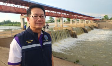 ชลประทานพิจิตรเร่งส่งน้ำช่วยชาวนาลุ่มน้ำยมเพื่อให้ได้ผลผลิตเก็บเกี่ยวก่อนฤดูน้ำหลาก