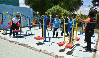 ป.ป.ช.พิจิตรลุยตรวจ อบต.บ้านนาจัดซื้อเครื่องออกกำลังกายและติดตั้งเสียงตามสายภายในหมู่บ้าน