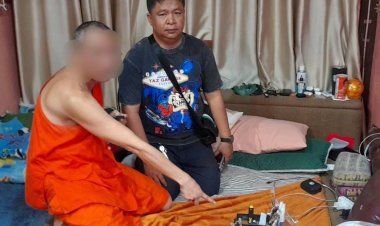 ตร.บุกจับพระนักพัฒนาวัดดังย่านดอนเมืองมั่วสุมเสพยาในากุฎิ