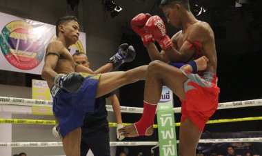 "แคมารูน" - "พลายพยัคฆ์"โชว์ฟอร์มเหนือชั้นอัดคู่แข่งคว้าชัย ศึกมวยรอบปูนเสือ ครั้งที่ 24