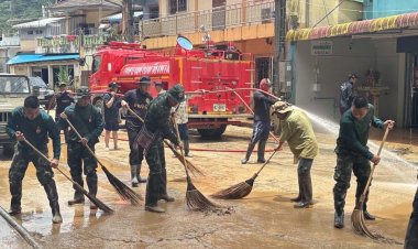 ทหารเร่งฟื้นฟู 4 ชุมชน‘แม่สาย’ อุดรอยรั่วป้องกันน้ำท่วมซ้ำ ‘ผู้ว่าฯ’สั่งตั้งศูนย์เตือนภัย 24 ชั่วโมง