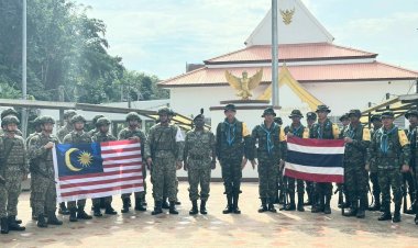 รอง ผบ.ทบ. ตรวจเยี่ยมพื้นที่ชายแดนรอยต่อไทย – มาเลเซียเน้นย้ำข้อห่วงใยให้ปฏิบัติหน้าที่อย่างรอบคอบ