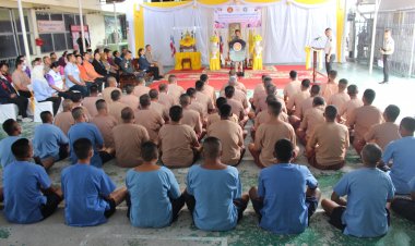 เปิดโครงการอบรมการบำบัดฟื้นฟูสมรรถภาพรูปแบบชุมชนบำบัดในเรือนจำอำเภอเบตง
