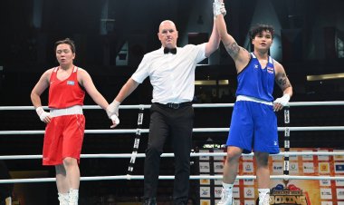 "ธนัญญา"ควง"ธนพรรศกร" ตุนทองแดงศึกมวยสากลไทยแลนด์โอเพ่นอินเตอร์ฯ