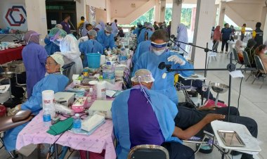 ชาวนราฯสุขใจ ต้อนรับหน่วยทันตกรรมเคลื่อนที่ “มอบรอยยิ้ม ด้วยหัวใจ ไทยเดียวกัน”