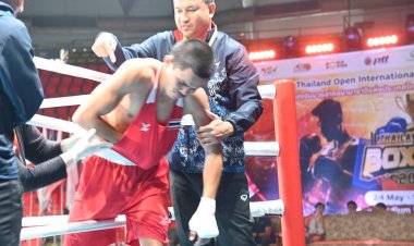 "ธนพรรศกร"ดวงซวยไหล่หลุดชวดชิงทองศึกมวยสากลไทยแลนด์โอเพ่นอินเตอร์ฯ