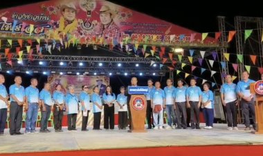 "พล.ต.อ.สุนทร ซ้ายขวัญ" กล่าวเปิดงาน สมาคมชาวปักษ์ใต้สิงห์บุรี สานสัมพันธ์ครั้งแรกยิ่งใหญ่