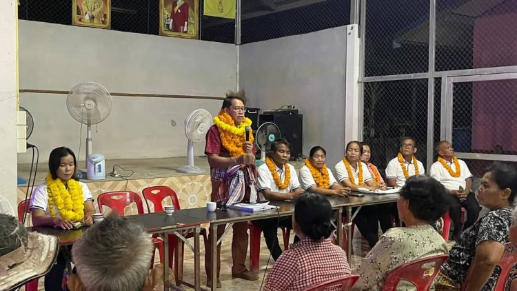 โค้งสุดท้ายศึกเลือกตั้งท้องถิ่นขุนหาญ ลุยปราศรัยหาเสียง เคาะประตูอ้อนขอคะแนน