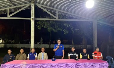 ผู้ว่าฯ ศรีสะเกษ ลงพื้นที่พบะปะปชช.-เยี่ยมให้กำลังใจชรบ.ในพื้นที่ชายแดน อำเภอกันทรลักษ์