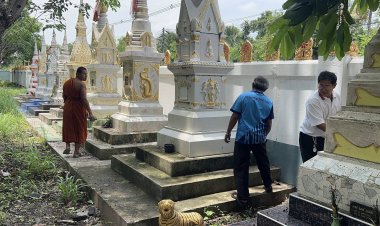 โจ๋ทาสยาเสพติดอาละวาดทุบโกฏิเจดีย์ธาตุภายในวัดทั่วเมืองขุขันธ์นำเงินซื้อยาเสพ