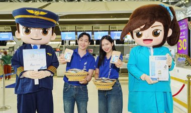 สายการบิน"บางกอกแอร์เวย์"รักษ์โลก แจกปุ๋ยออร์แกนิกผู้โดยสาร