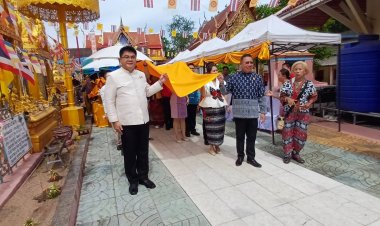 พ่อเมืองตาก “สส.ปั้น” – “นายกจอย”  ร่วม พิธีประเพณีขึ้นธาตุเดือน 9 (เหนือ)