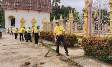 อำนาจเจริญจัดกิจกรรมจิตอาสาพัฒนาเนื่องในวันคล้ายวันสวรรคตในหลวงร.9