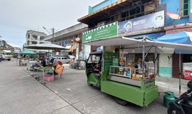 วันฟ้าใส !!!  “แม่ค้าหน้าโต้รุ่งตานี”ไม่หวั่นกลับมาสู่ถิ่นเก่าขายของยามเช้า