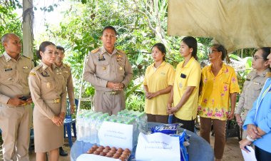 ผู้ว่าฯชลบุรีตรวจเยี่ยมนักเรียนทุนการศึกษาพระราชทานสมเด็จพระบรมโอรสาธิราชฯ