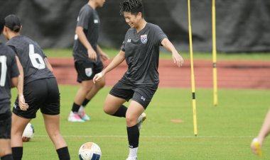 สองแข้งลีกจีน สมทบ ฟุตบอลหญิงไทย เตรียมคัดเอเชีย, “พลอยชมพู” ไม่กดดันแม้เป้าหมายแชมป์กลุ่ม