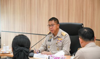 ผู้ว่าชลบุรีประชุมหน่วยงานสังกัดกระทรวงมหาดไทยขับเคลื่อนนโยบายรัฐบาล