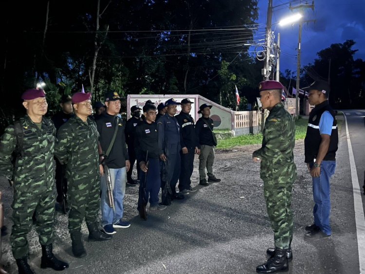ผู้ว่าฯศรีสะเกษสั่งตั้งจุดตรวจชายแดนกัมพูชา ด้านต.ห้วยจันทร์ อ.ขุนหาญ