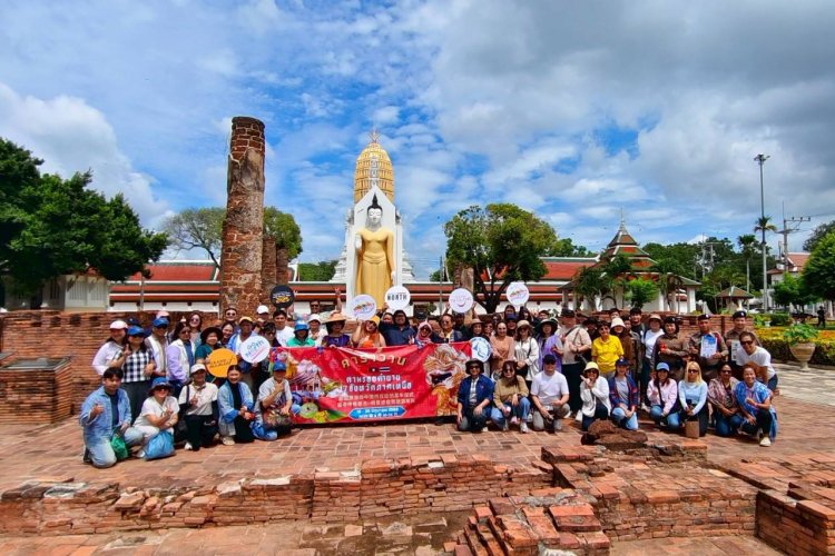 คณะคาราวานท่องเที่ยว ตามตำนาน 17 จังหวัดเหนือสู่เมืองพิษณุโลกกราบสักการะขอพรพระพุทธชินราช