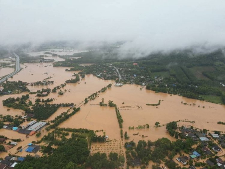 เชียงรายระทมน้ำป่าทะลักท่วม 5 อำเภอเดือดร้อนกว่า 4 พันครัวเรือน
