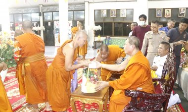 ศิษยานุศิษย์พร้อมใจจัดพิธีโภชสัญญาบัตร สมณศักดิ์ พัดยศ "พระครูวิสุทธิ์ธรรมานุสิฐ"ชั้นเอก