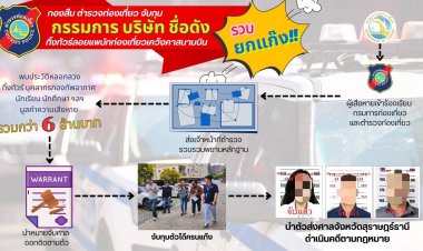 ตำรวจบุกรวบกก.บริษัทดังย่านรามคำแหงตุ๋นจัดทัวร์ทิพย์