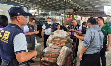 ทลายห้องเย็นเชียงราย ยึดซาก เนื้อสัตว์นำเข้ากว่า 4 ตัน มูลค่ากว่า 7 แสนบาท