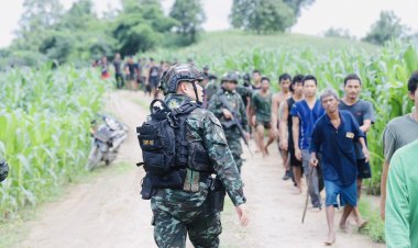 "ฐานอุเกรทะ" ทหารเมียนมาแตก หนีข้ามมาฝั่งไทย เกือบ 100 คน