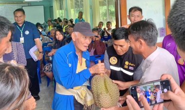 สถาบันวิจัยจุฬาภรณ์ ลงพื้นที่ตรวจเยี่ยมโครงการหมู่บ้านทับทิมสยาม 06 ศรีสะเกษ