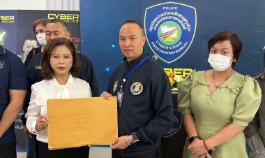 "ต๊ะ - นารากร"นำเหยื่อแจ้งความผิดแก๊งคอลฯตุ๋นสูญเงินกว่า 10 ล้านบาท